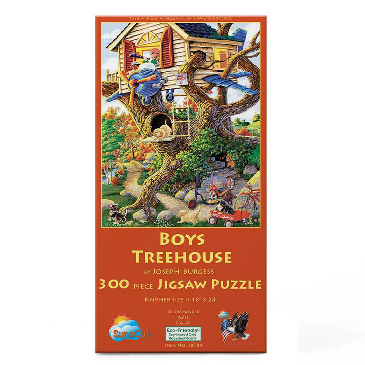 Sunsout Boys Treehouse 300 Pc Jigsaw Puzzle 38784