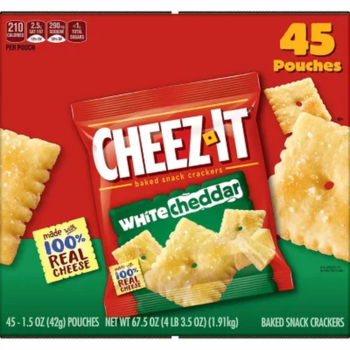 Cheez-It White Cheddar Snack Packs 1.5 Oz., 45 Pk.