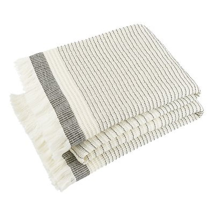 Member'S Mark Cotton Waffle Striped Throw, 53" X 70" (Assorted Colors)