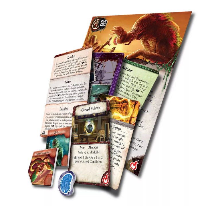 Fantasy Flight Studios Eldritch Horror: Forsaken Lore Expansion Game