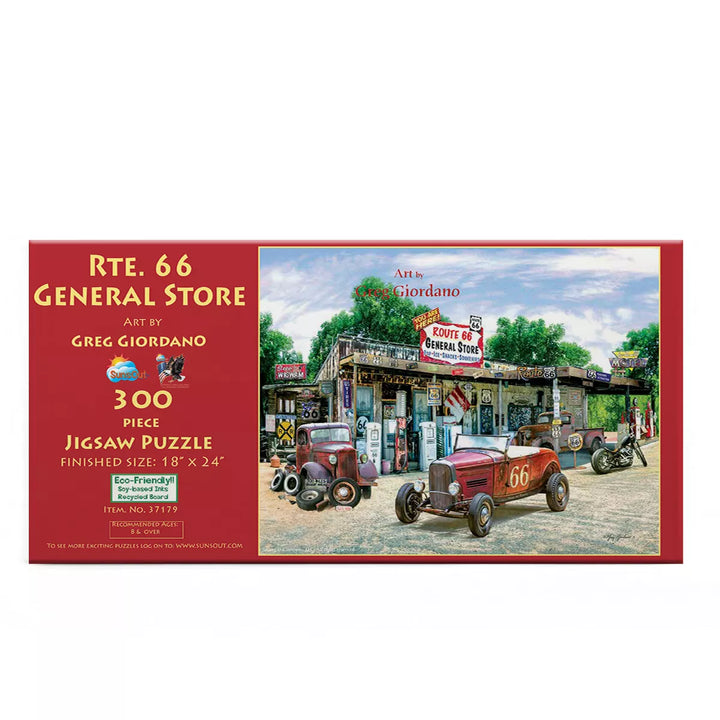 Sunsout Rte. 66 General Store 300 Pc Jigsaw Puzzle 37179