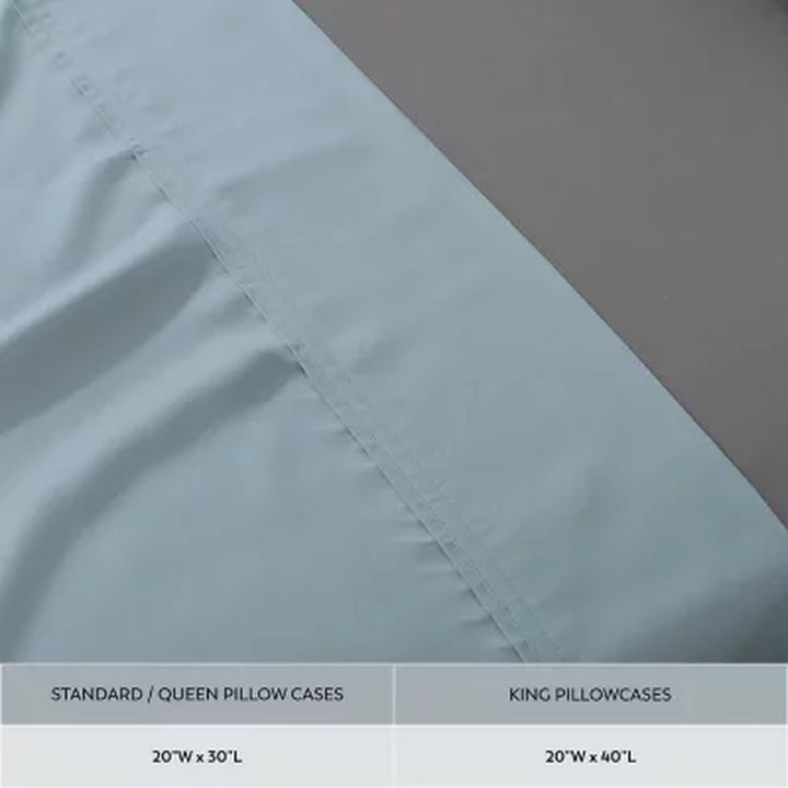 Organic Cotton Brushed Percale Cool & Breathable Pillowcases (Assorted Sizes and Colors)