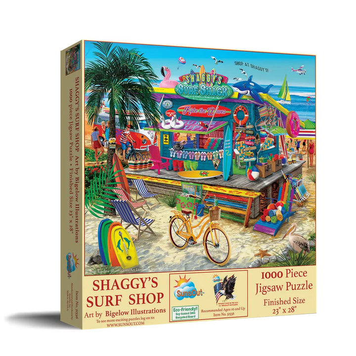 Sunsout Shaggy'S Surf Shop Pc 1000 Pc Jigsaw Puzzle 31556