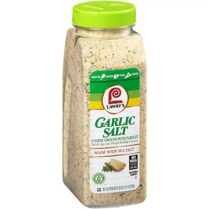 Lawry'S Coarse Ground Garlic Salt with Parsley 33 Oz.
