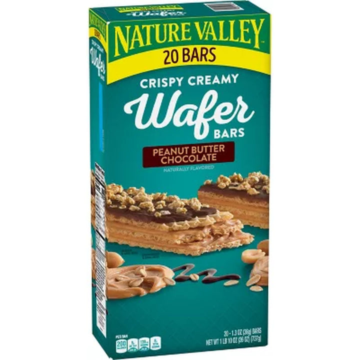 Nature Valley Peanut Butter Chocolate Wafer Bar 20 Ct.