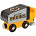 Masterpieces Officially Licensed NHL Boston Bruins Wooden Toy Zamboni Train Engine for Kids.