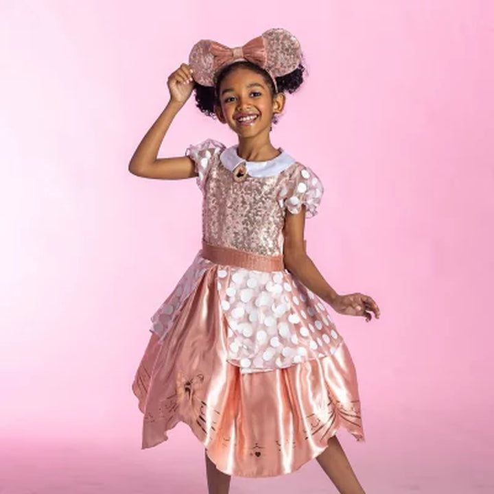 Disney Minnie Mouse Rose Gold Kids Premium Costume