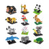 Fun Little Toys 12-Pack Mini Animal Building Bricks