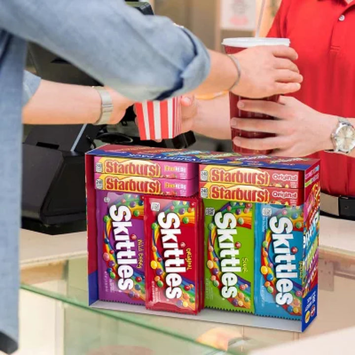 Starburst and Skittles Chewy Candy, Variety Pack, 30 Pk.