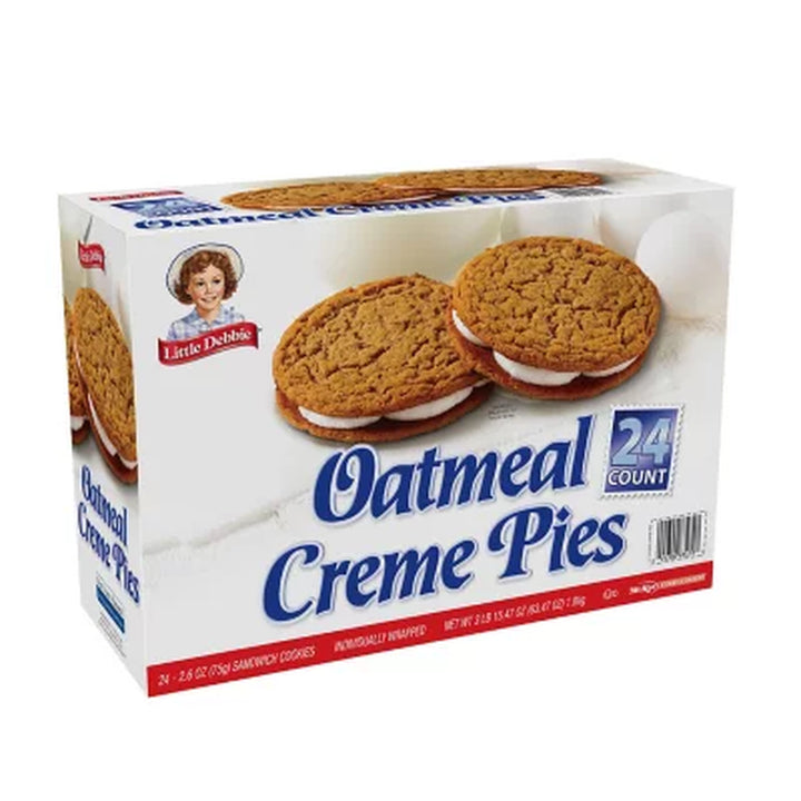 Little Debbie Oatmeal Cream Pies 2.6 Oz., 24 Pk.