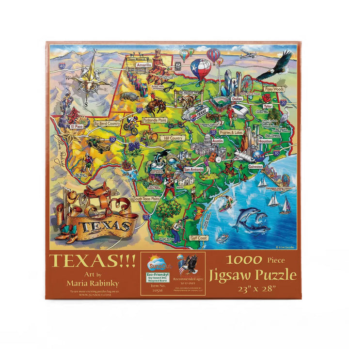 Sunsout Texas 1000 Pc Jigsaw Puzzle 20516