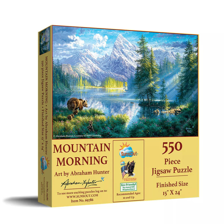 Sunsout Mountain Morning 550 Pc Jigsaw Puzzle 69786