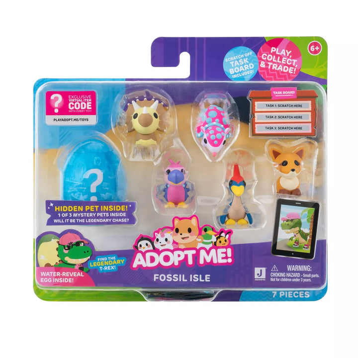 Adopt Me Fossil Isle Mini Figure Set - 6Pk (Target Exclusive)