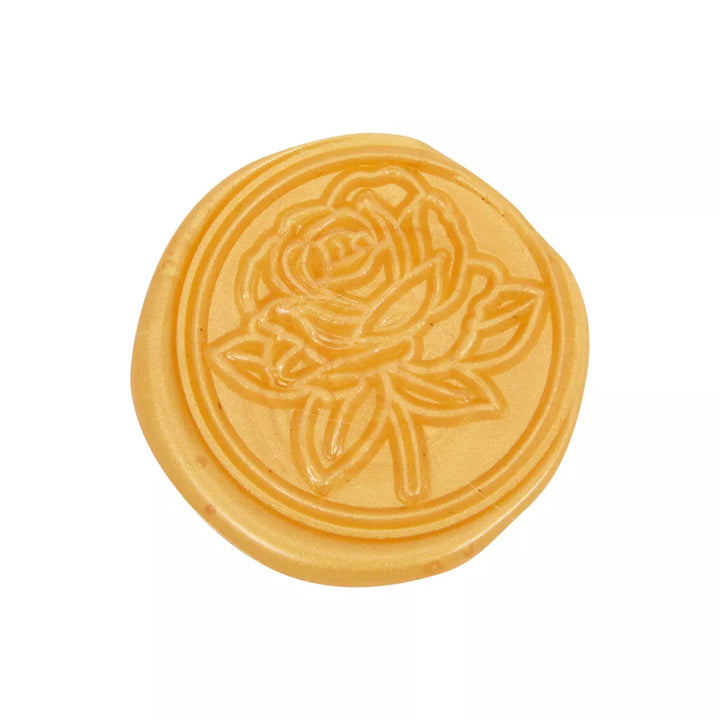 Bright Creations 4 Piece Rose Wax Seal Stamp Kit for Wedding Invitations, Envelopes, Office Stationery