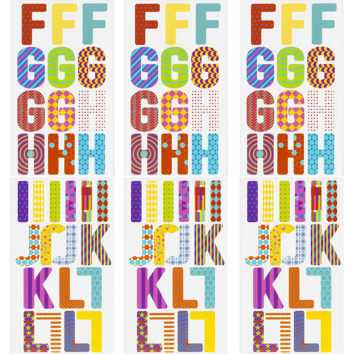 Best Paper Greetings 333-Pieces Letter Stickers Large 2.5 Inches, Uppercase Alphabet Stickers for Crafts, Peel and Stick A-Z Letters for Scrapbooking