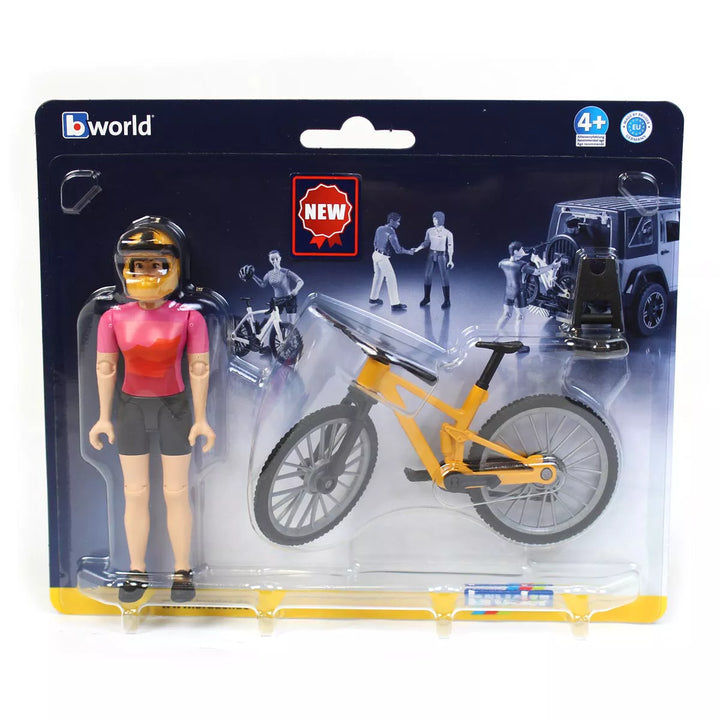 Bruder Bworld Mountain Bike with Figure