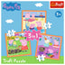 Trefl Peppapig 3 in 1 Jigsaw Puzzle - 106Pc: Family Activity, Creative Play, Educational, Animal Theme