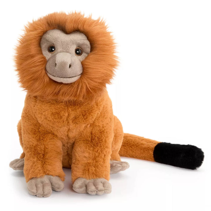 FAO Schwarz 12" Baby Monkey Gold Lion Tamarin Toy Plush