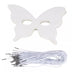 DIY Mask - 48-Pack Blank Masquerade Mask for Costume Party, Butterfly Design, 5.1 X 7.8 Inches
