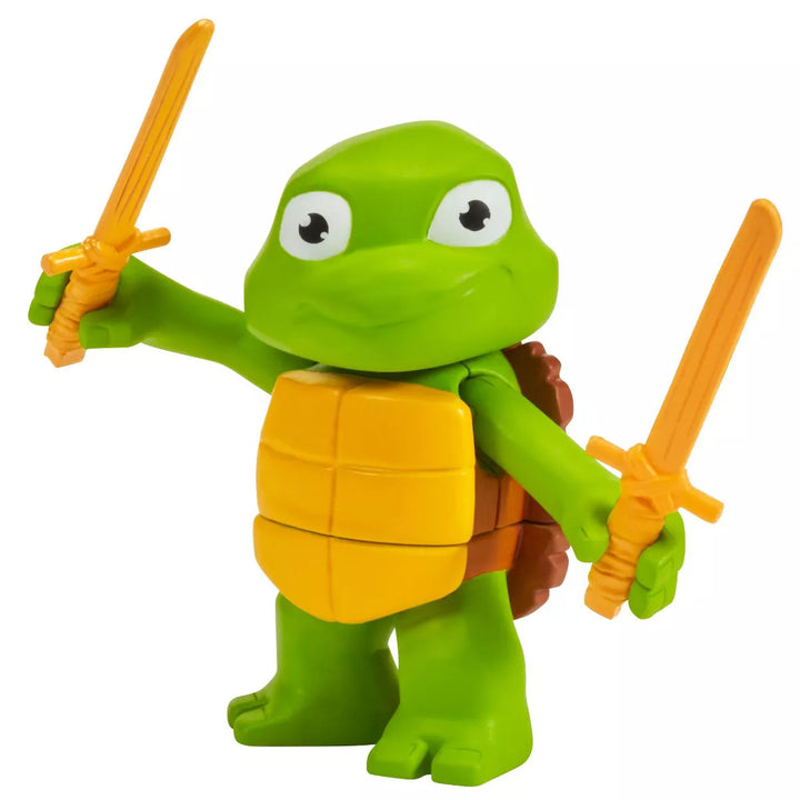 Teenage Mutant Ninja Turtles: Mutant Mayhem Turtle Tots Leo & Donnie Action Figure Set - 2Pk
