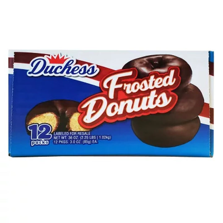 Duchess Chocolate Donuts, 3 Oz., 12 Pk.