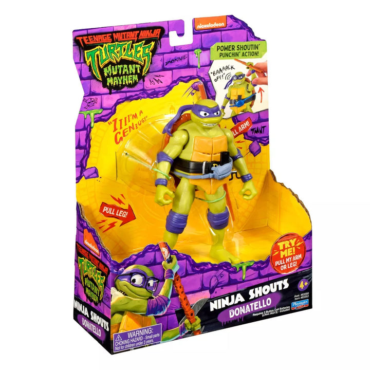 Teenage Mutant Ninja Turtles: Mutant Mayhem Ninja Shouts Donatello Action Figure