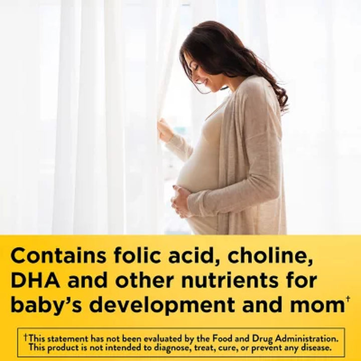Nature Made Prenatal Folic Acid + DHA + Choline Gummies, 120 Ct.