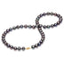 Black Freshwater Pearl Strand Necklace