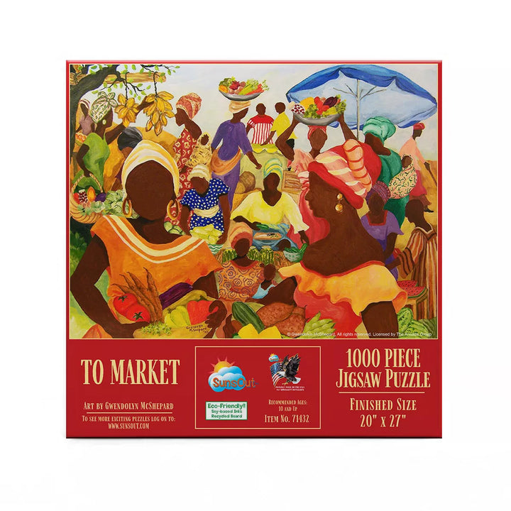 Sunsout to Market 1000 Pc Jigsaw Puzzle 71432