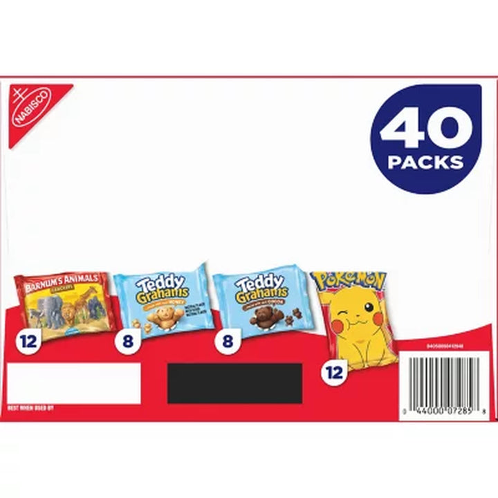 Nabisco Variety Pack Cracker and Graham Snacks, 1 Oz., 40 Pk.