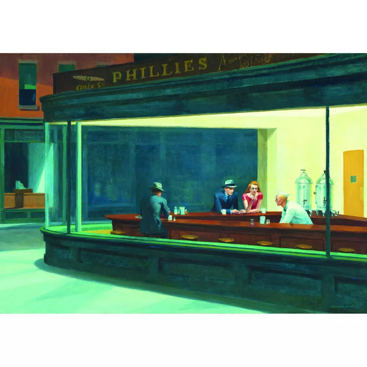 Trefl Nighthawks Jigsaw Puzzle - 1000Pc: Brain Exercise, Gender Neutral, Creative Thinking Theme