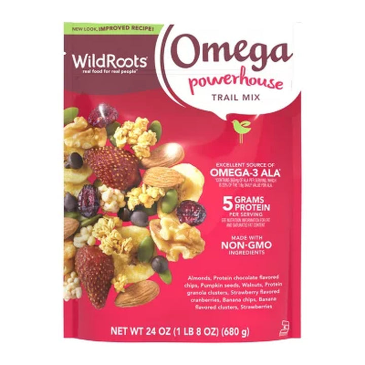 Wildroots Omega Powerhouse Trail Mix, 24 Oz.