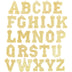 Bright Creations 26 Pack Gold Alphabet Letter a to Z Pendants Necklace Charms for Jewelry Making and Crafts