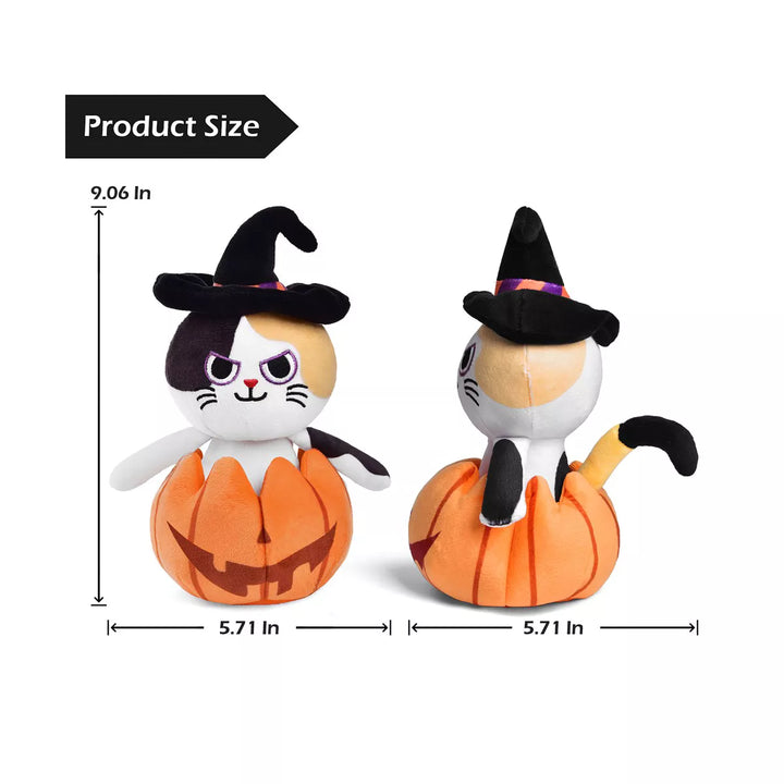 Fun Little Toys Halloween Plush Cat (Pumpkin Popper)