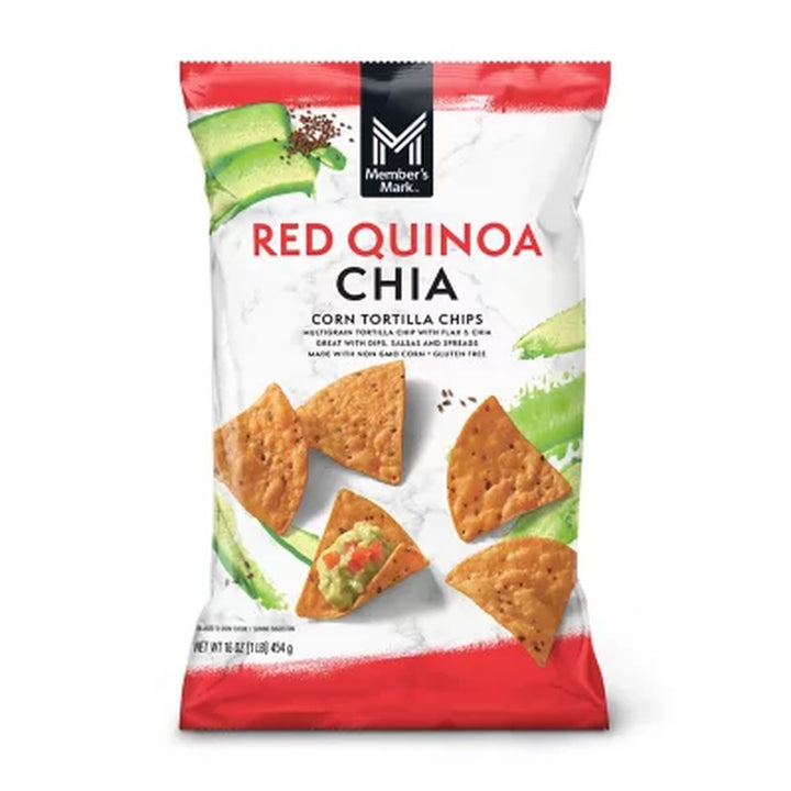 Member'S Mark Red Quinoa Chia Corn Tortilla Chips, 16 Oz.