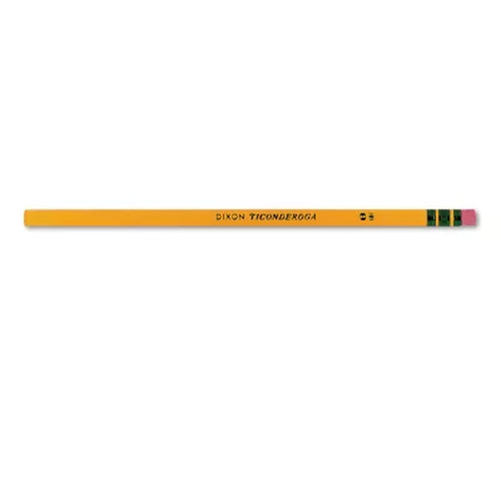 Ticonderoga Woodcase Pencil, HB #2, Yellow Barrel, 96Ct.