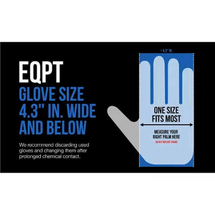 EQPT Blue Powder-Free Nitrile Gloves, 2 Pk., 300 Ct.