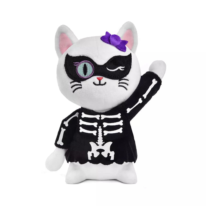 Fun Little Toys Halloween Plush Cat (Skeleton)