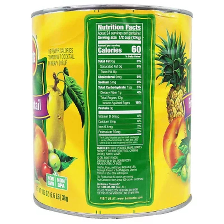 Del Monte Fruit Cocktail in Light Syrup, 106 Oz.