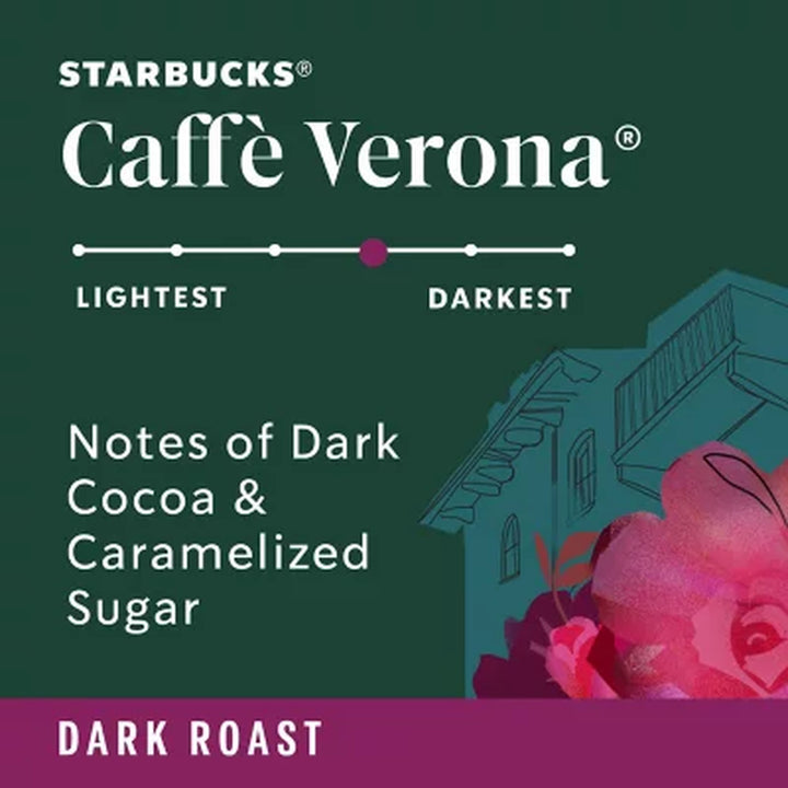 Starbucks Caffe Verona Ground Coffee, Dark Roast 40 Oz.