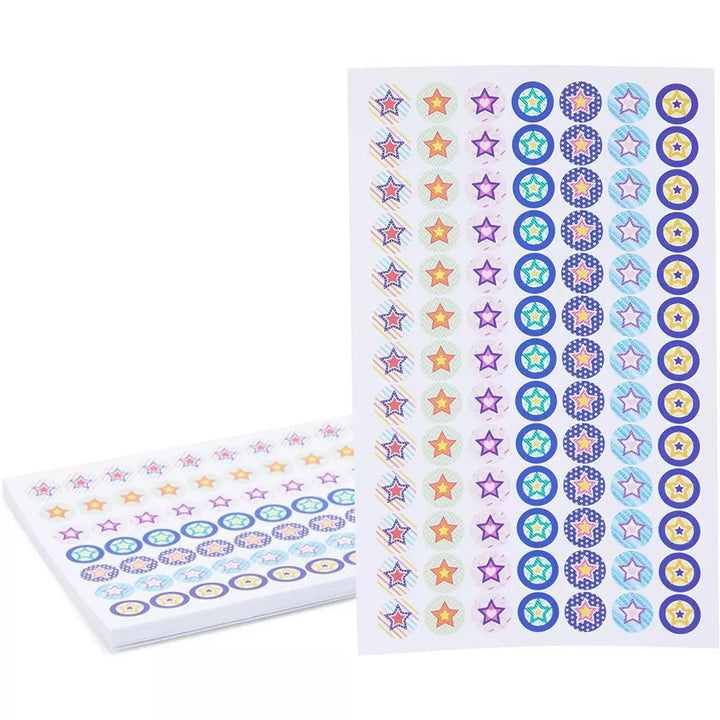 Bright Creations 2730 Teacher Stickers, Small Reward Chart Stars Stickers for Kids, Students, 91 X 30 Sheets