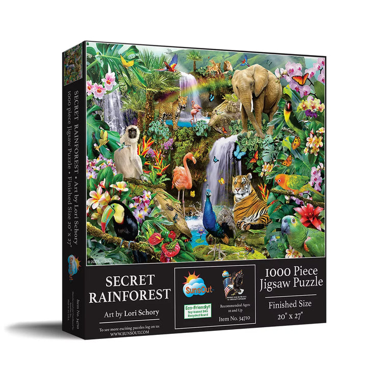 Sunsout Secret Rainforest 1000 Pc Jigsaw Puzzle 34710