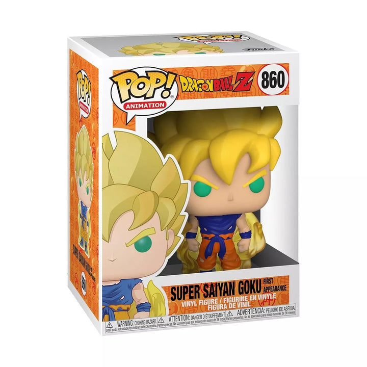 Funko Pop! Animation: Dragonball Z - Super Saiyan Goku (First Appearance) Vinyl Figure #860 #48600