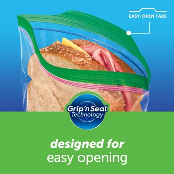 Ziploc Easy Open Tab Sandwich Bags, 580 Ct.