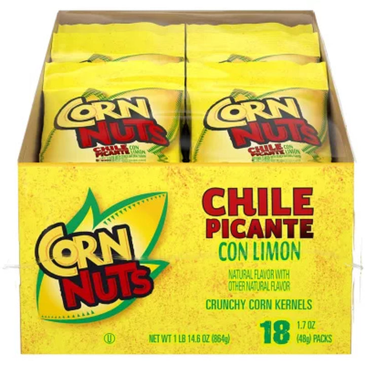 Corn Nuts Chile Picante Con Limon Crunchy Corn Kernels 18 Pk.