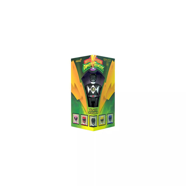 Super7 - Mighty Morphin Power Rangers - Reaction Sdcc 2023 - Black Ranger [Triangle Box]