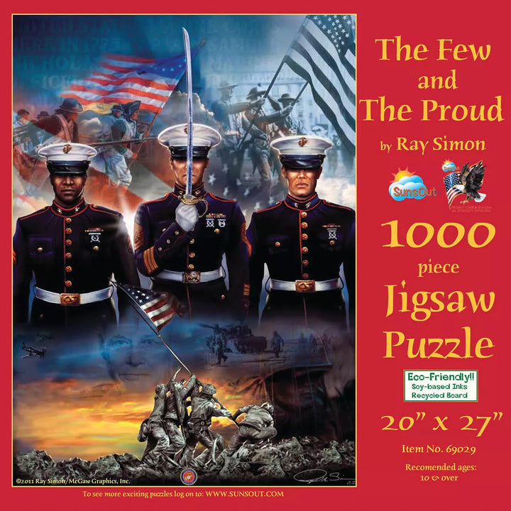 Sunsout the Few and the Proud 1000 Pc Jigsaw Puzzle 69029