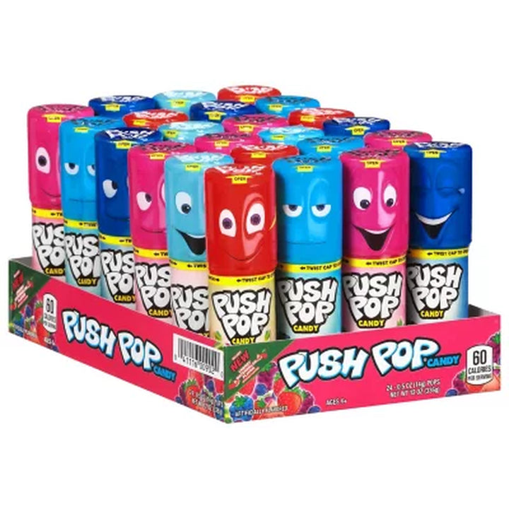 Push Pop Candy Variety Pack, 0.5 Oz., 24 Ct.