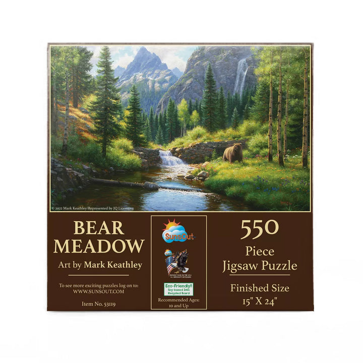 Sunsout Bear Meadow 550 Pc Jigsaw Puzzle 53119