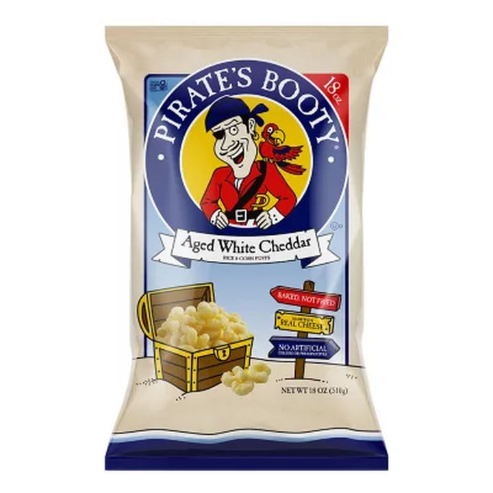 Pirate'S Booty Aged White Cheddar Puffs Value Bag 18 Oz.